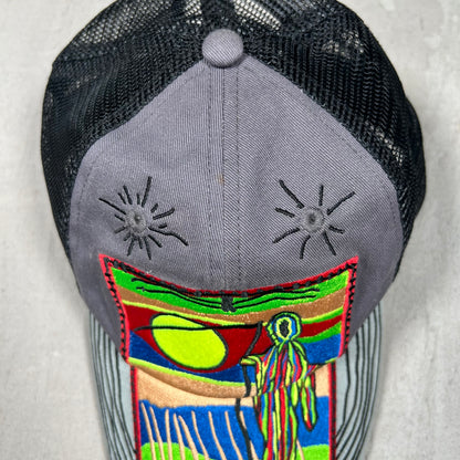 Supreme Reaper Mesh Back 6 Panel Grey (2025) USED x17302