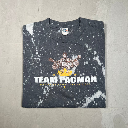 Team Pacman Hawaii Acid Washed Tee Size XL USED v19134