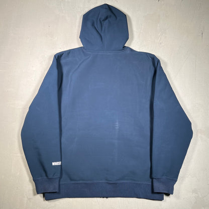 Supreme Windstopper Zip Up Hoodie Navy (2024) Size XL USED x17260