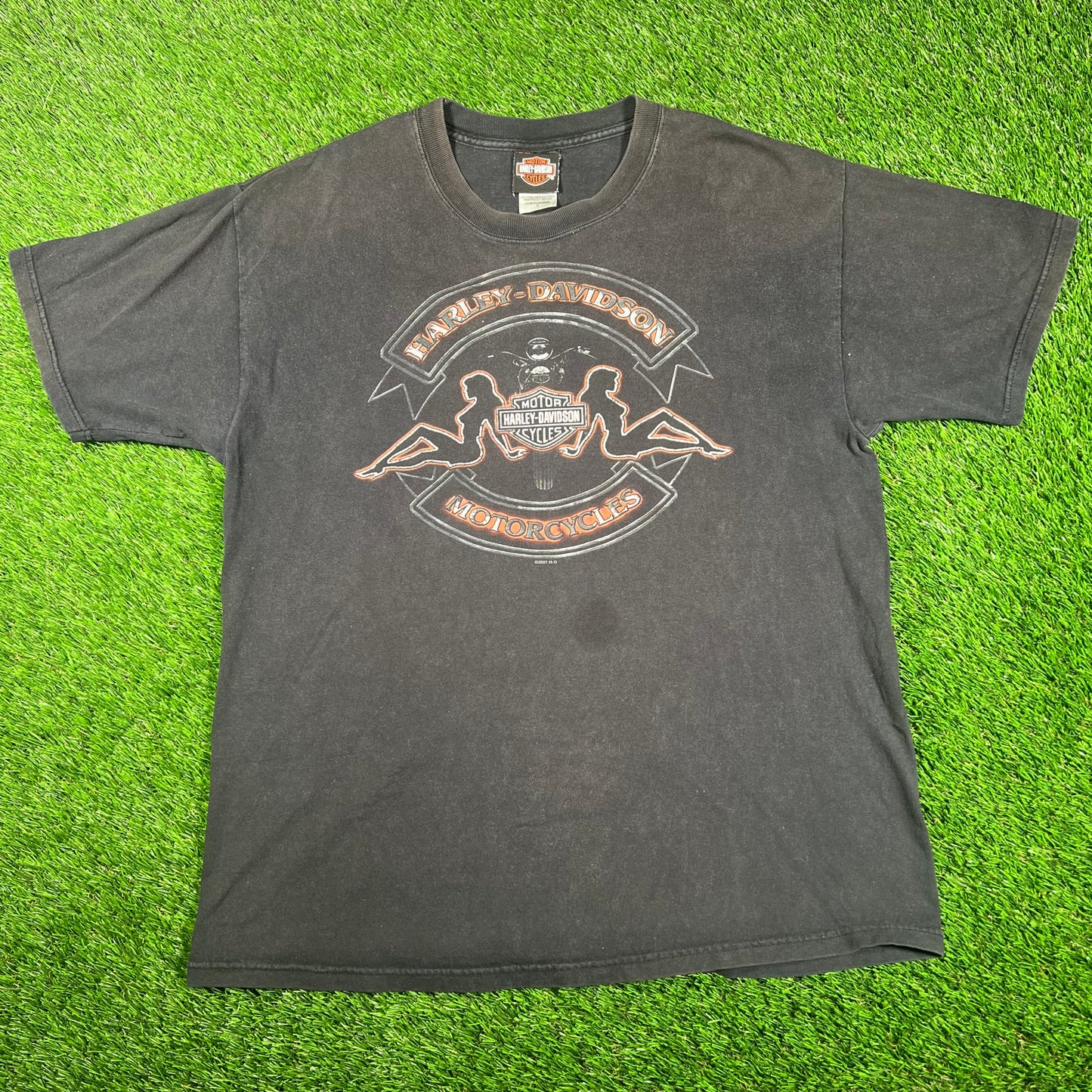 2007 Harley Davidson Black Lebanon NJ Tee Size Large USED v17988
