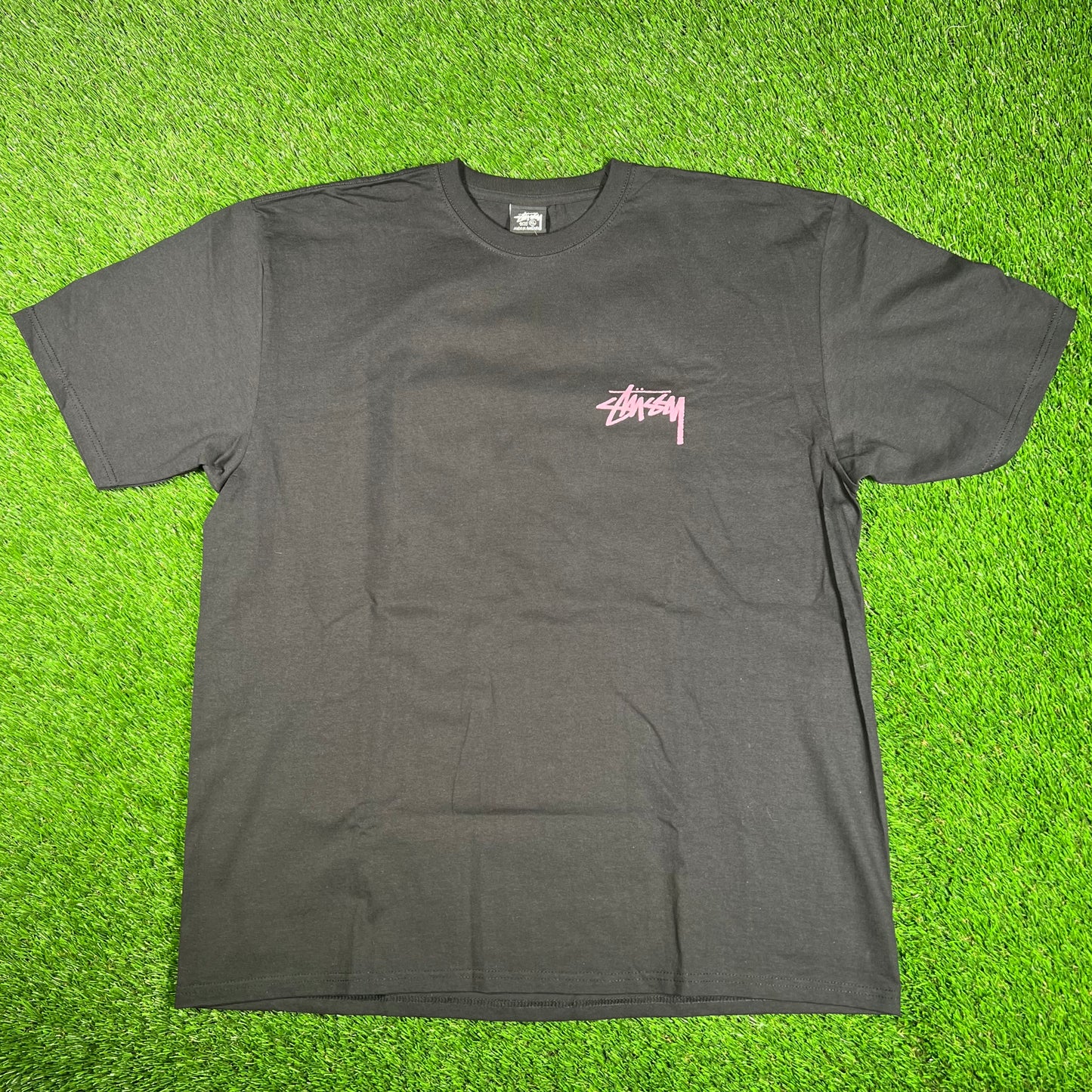 Stussy "Skate Tough" Black Tee Size XL NEW x15785