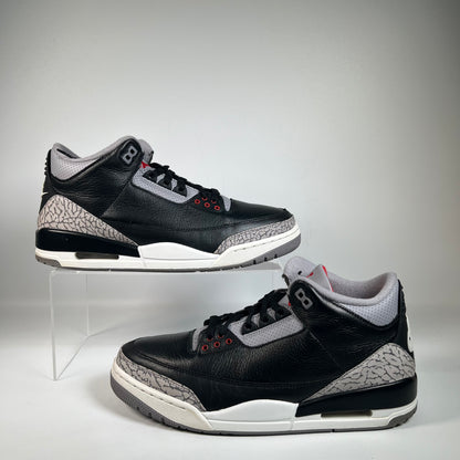 Jordan 3 Black Cement (2024) Size 10 USED s22256