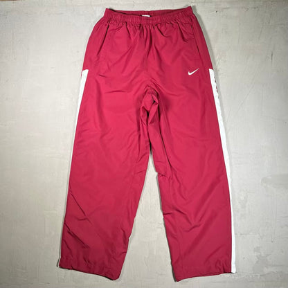 Y2K Nike Maroon Track Pants Size XL USED v20385