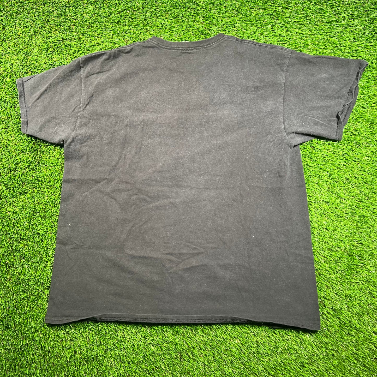 Y2K You Are An Idiot Vowel Black Tee Size XL USED v18324