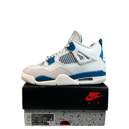 Jordan 4 Military Blue (2024) Size 7.5 USED s23084