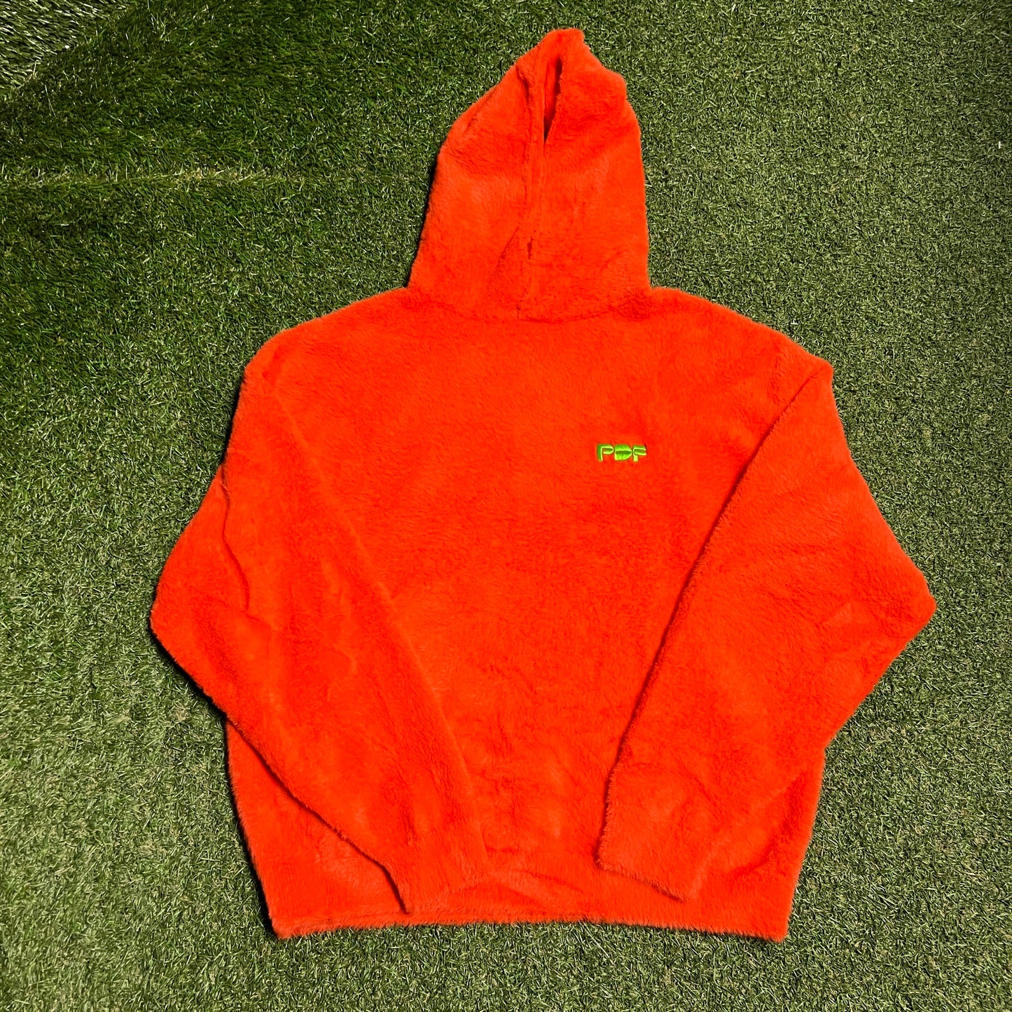 PRJ DMN FRM PDF Orange Hoodie Size Medium USED x14149