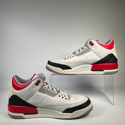Jordan 3 Fire Red (2013) Size 10 USED s23762