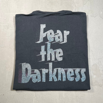 1998 The Undertaker WWF Fear Darkness Black Tee Size Large USED v19532
