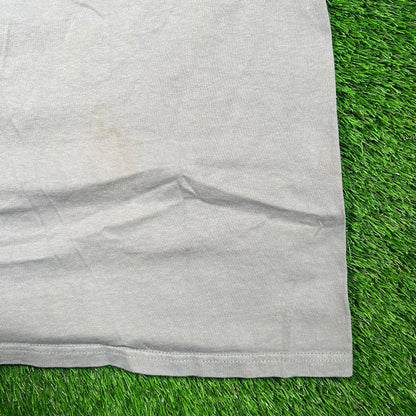 Y2K Apple "Switch Here" Grey Tee Size XL USED v18644