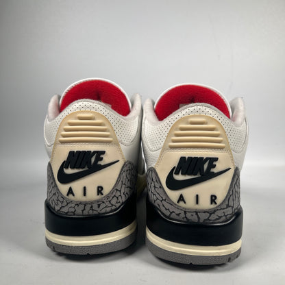 Jordan 3 White Cement Reimagined (2023) Size 8.5 USED s21048