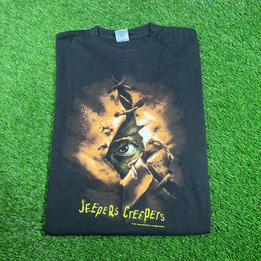2001 Jeepers Creepers Black Tee Size XL USED v17706