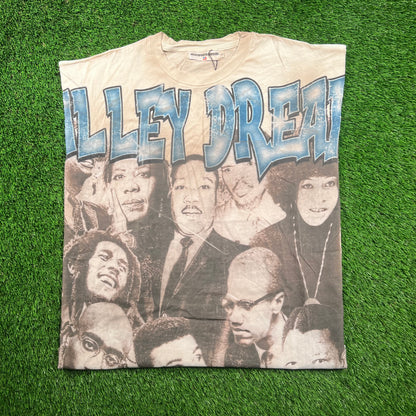 Vale "Valley Dreams" Beige Leaders Tee Size Large NEW x16573