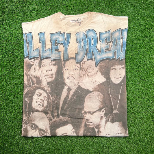 Vale "Valley Dreams" Beige Leaders Tee Size Large NEW x16573