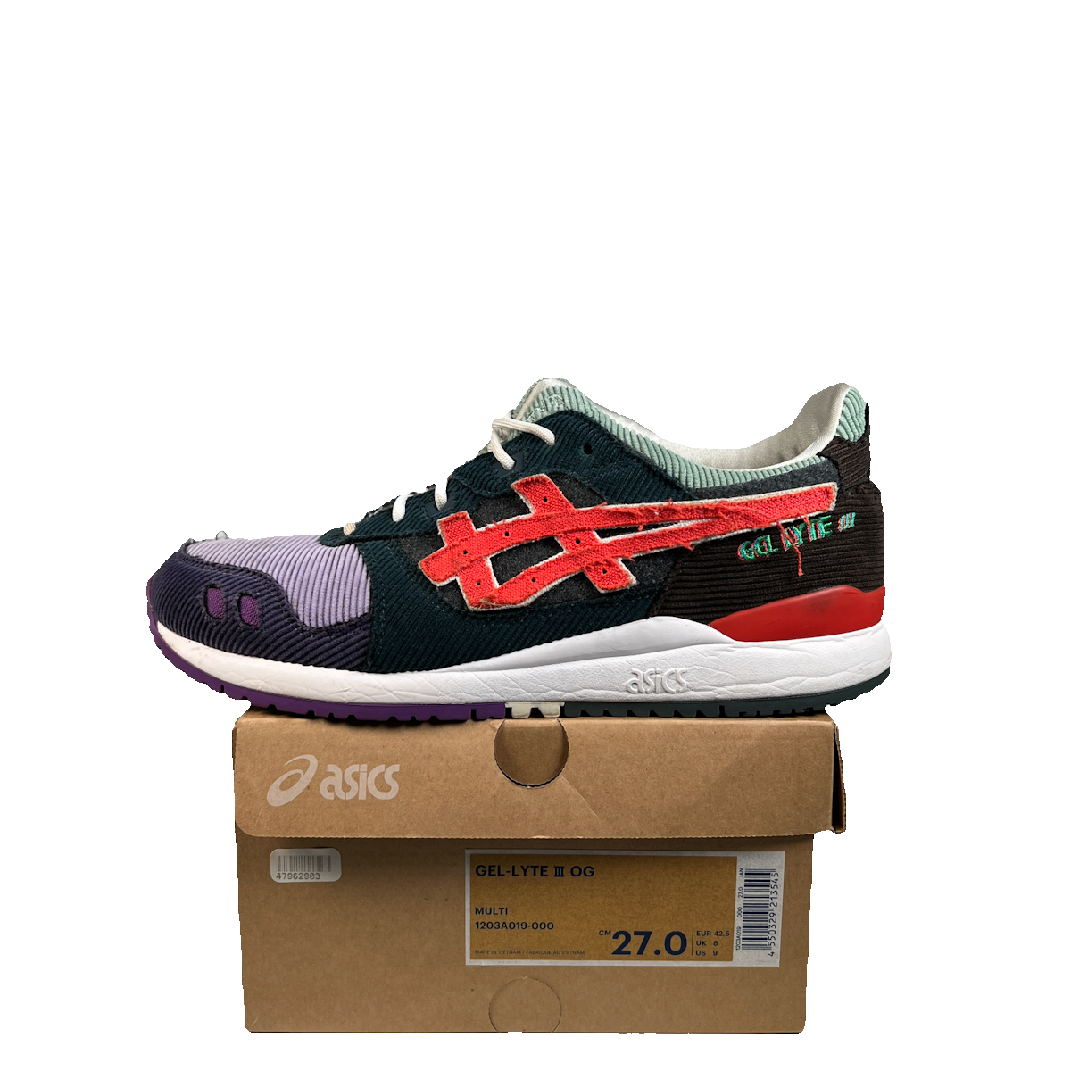 Asics Gel-Lyte III Sean Wotherspoon atmos (2020) Size 9 USED s22567