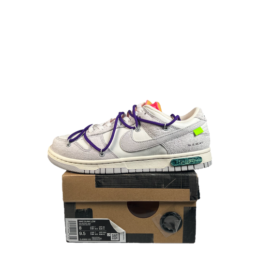 Nike Dunk Low Off White Lot 15 (2021) Size 8 USED s22010