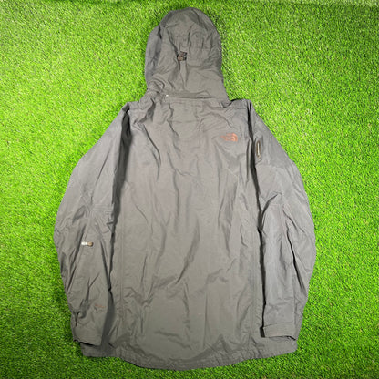 North Face Recco Light Grey Jacket Size XL USED v17783