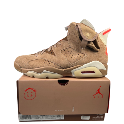 Jordan 6 Travis Scott British Khaki (2021) Size 9 NEW s18538