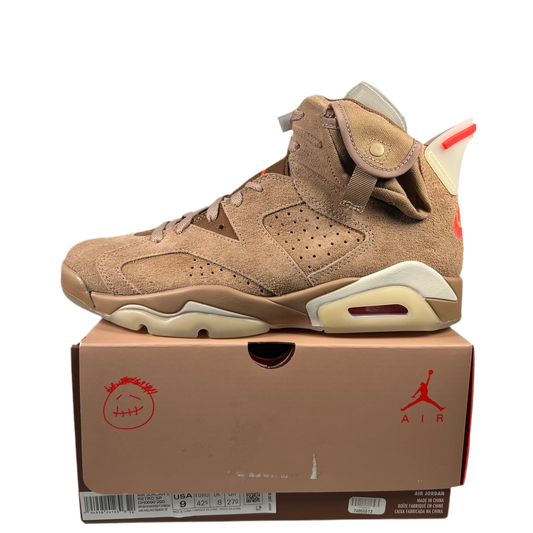 Jordan 6 Travis Scott British Khaki (2021) Size 9 NEW s18538