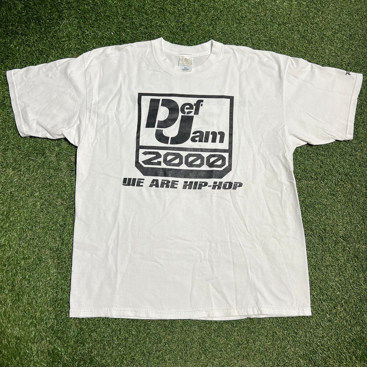 Def Jam 2000 "We are Hip Hop" White Tee Size XXL USED v16079