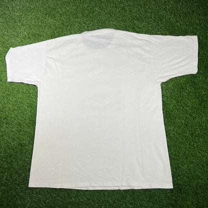 2000 Light Up A Life Donate Blood White Tee Size XL USED v17435