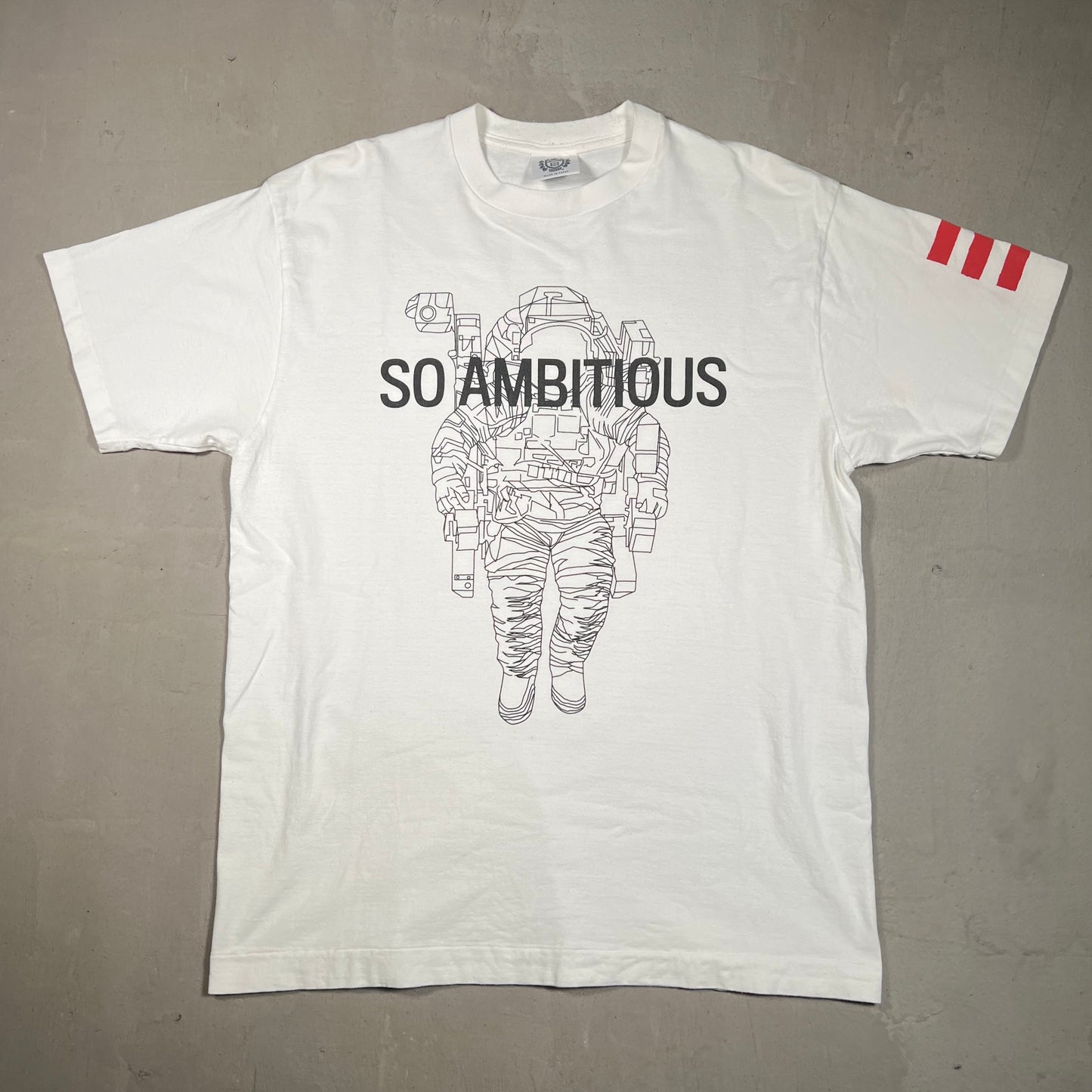 2010 Billionaire Boys Club Jay Z So Ambitious Astronut White Tee Size Large USED x15913