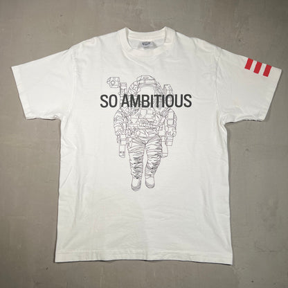 2010 Billionaire Boys Club Jay Z So Ambitious Astronut White Tee Size Large USED x15913