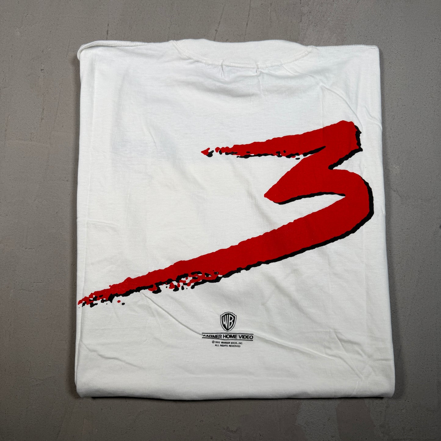 1992 Lethal Weapon 3 Promo White Tee Size XL USED v18050