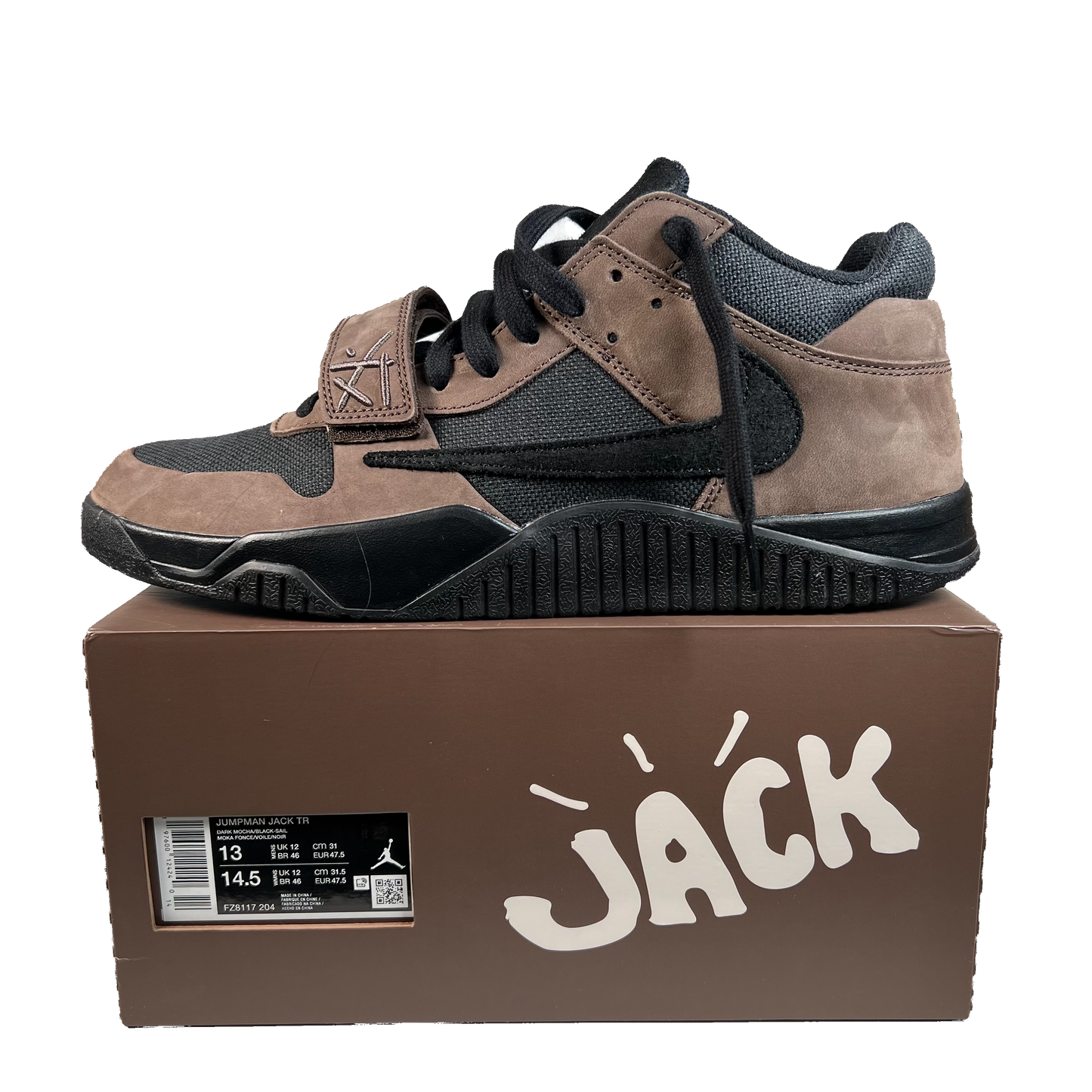 Jordan Jumpman Jack Travis Scott Dark Mocha (2025) Size 13 USED s22155