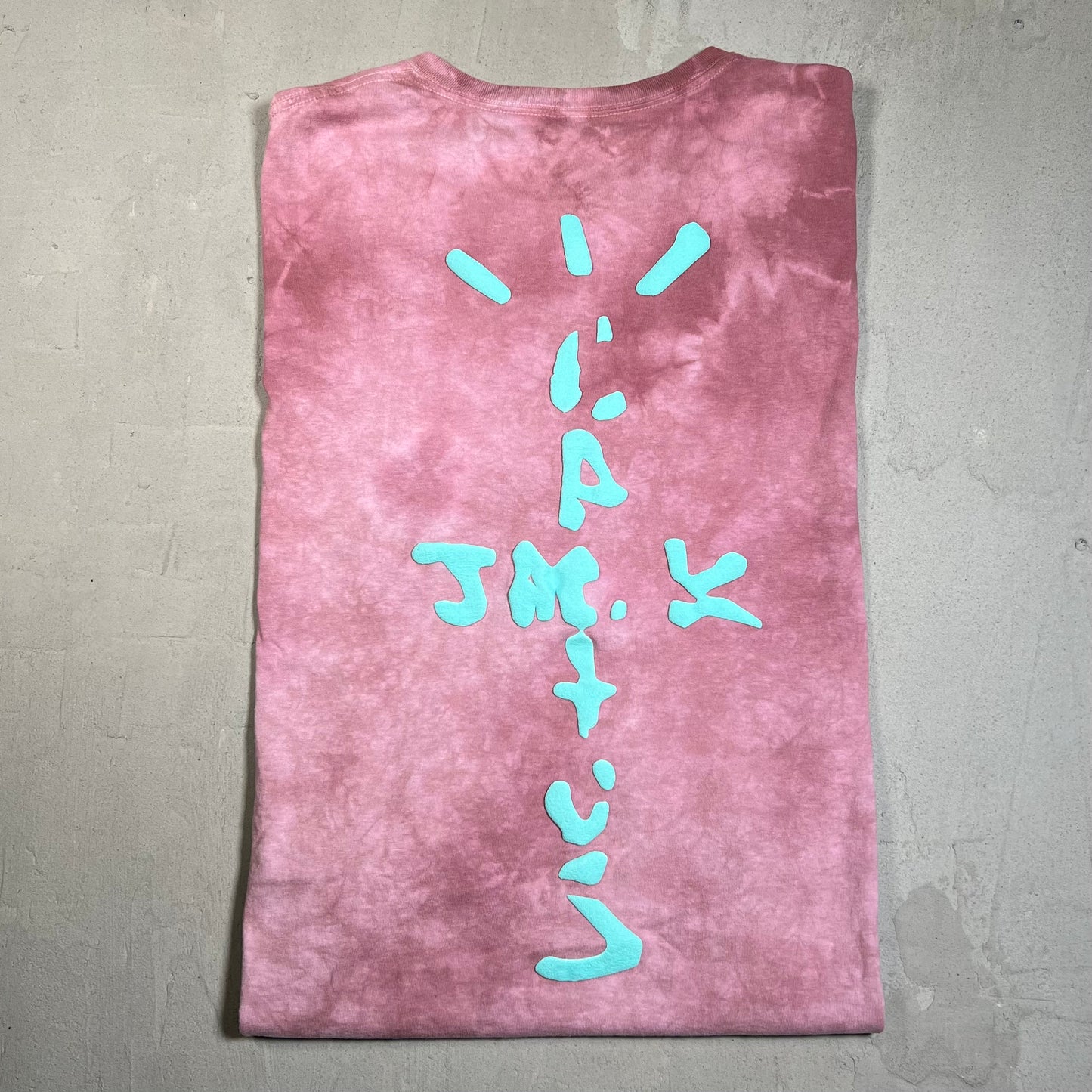 Cactus Jack McDonalds "Tell Em Jack" Mauve Tee Size XL USED x17614