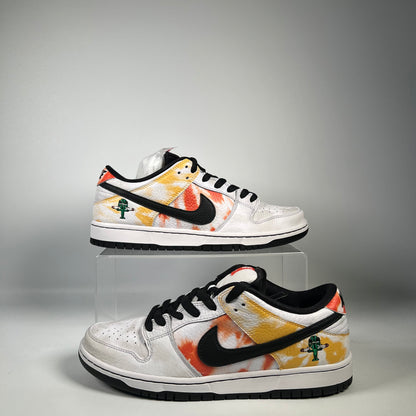 Nike SB Dunk Low Raygun Tie Dye White (2019) Size 9.5 NEW s20382