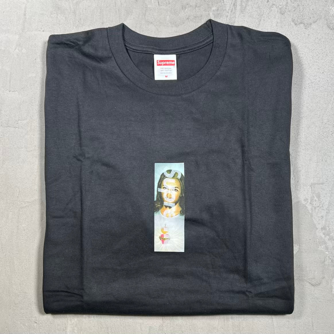 Supreme Candle Box Logo Tee Black (2026) Size Medium NEW x18363