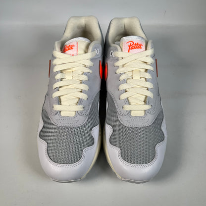 Nike Air Max 1 Patta Waves White Hyper Crimson (2026) Size 8.5 USED s22384