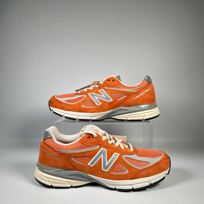 New Balance 990v4 MiUSA Aime Leon Dore Red Clay (2024) Size 10.5 NEW s19551