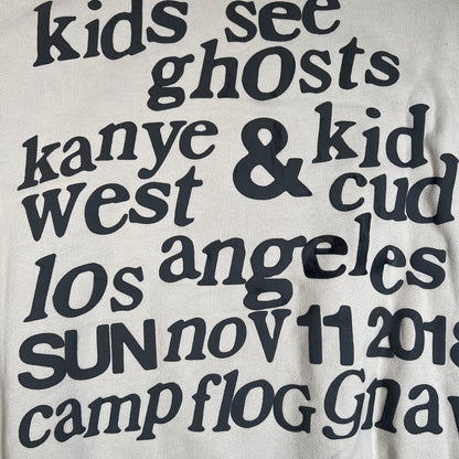 CPFM Kids See Ghost Kanye Cudi I feel Ghosts Tan Crewneck Size Large USED x3041