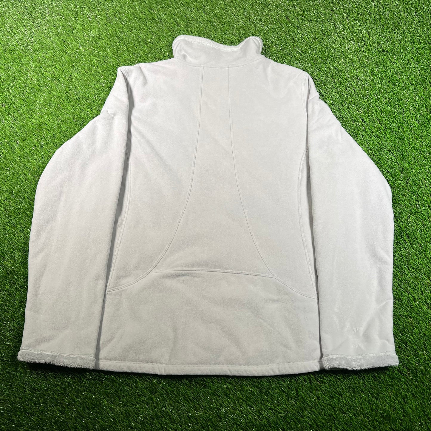 North Face Light Weight Grey Zip Up Jacket Size XL USED v17792
