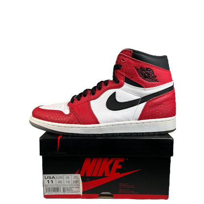 Jordan 1 High Spider-Man Origin Story (2018) Size 11 USED s22297