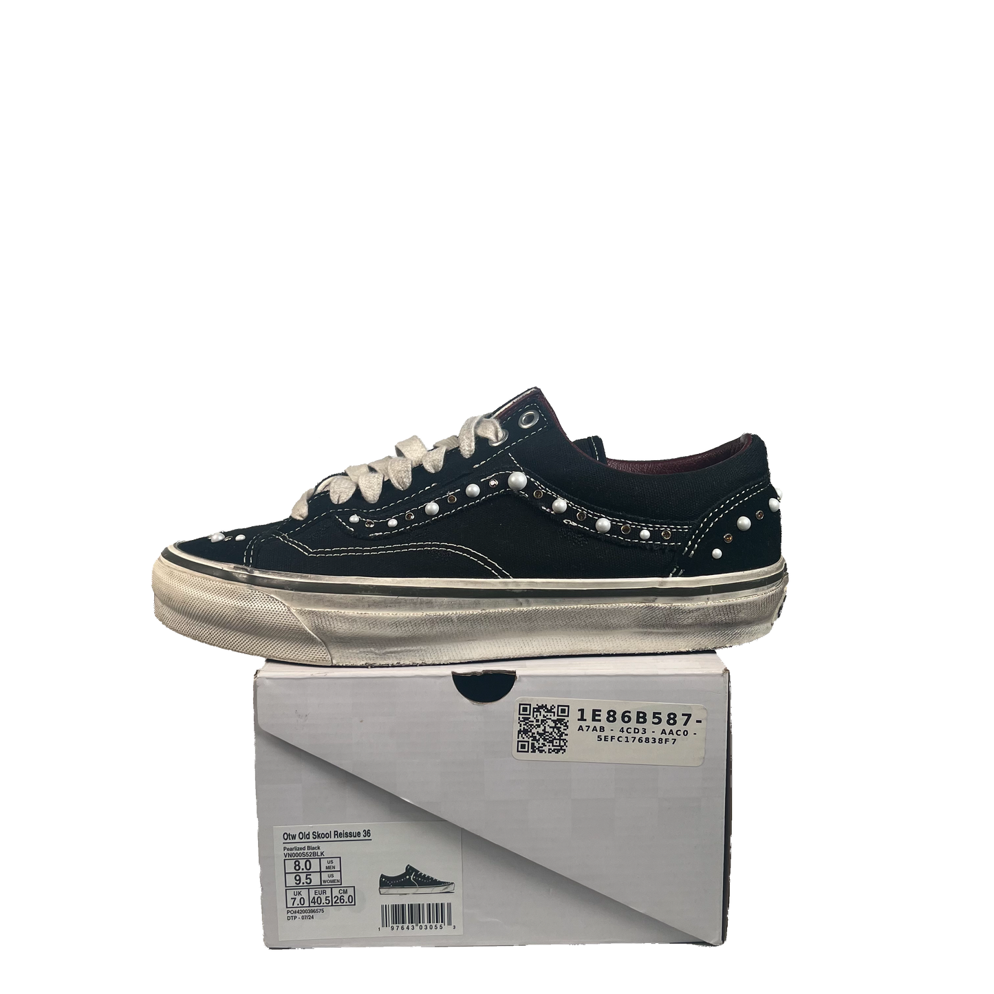 Vans OTW Old Skool 36 Pearlized Pack Black (2024) Size 8 USED s22534