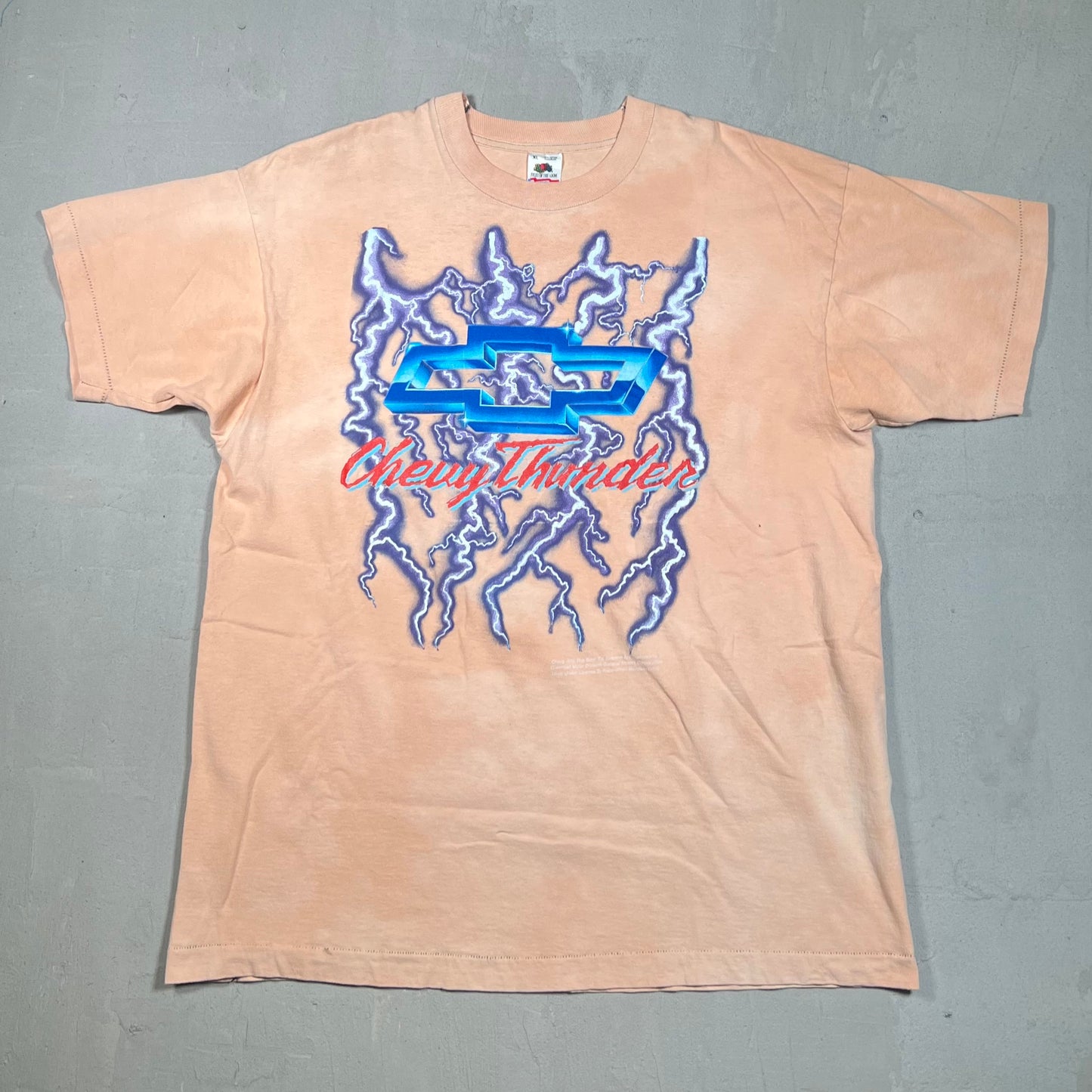 1990s Chevy Thunder Bleached Tee Size XL USED v16593