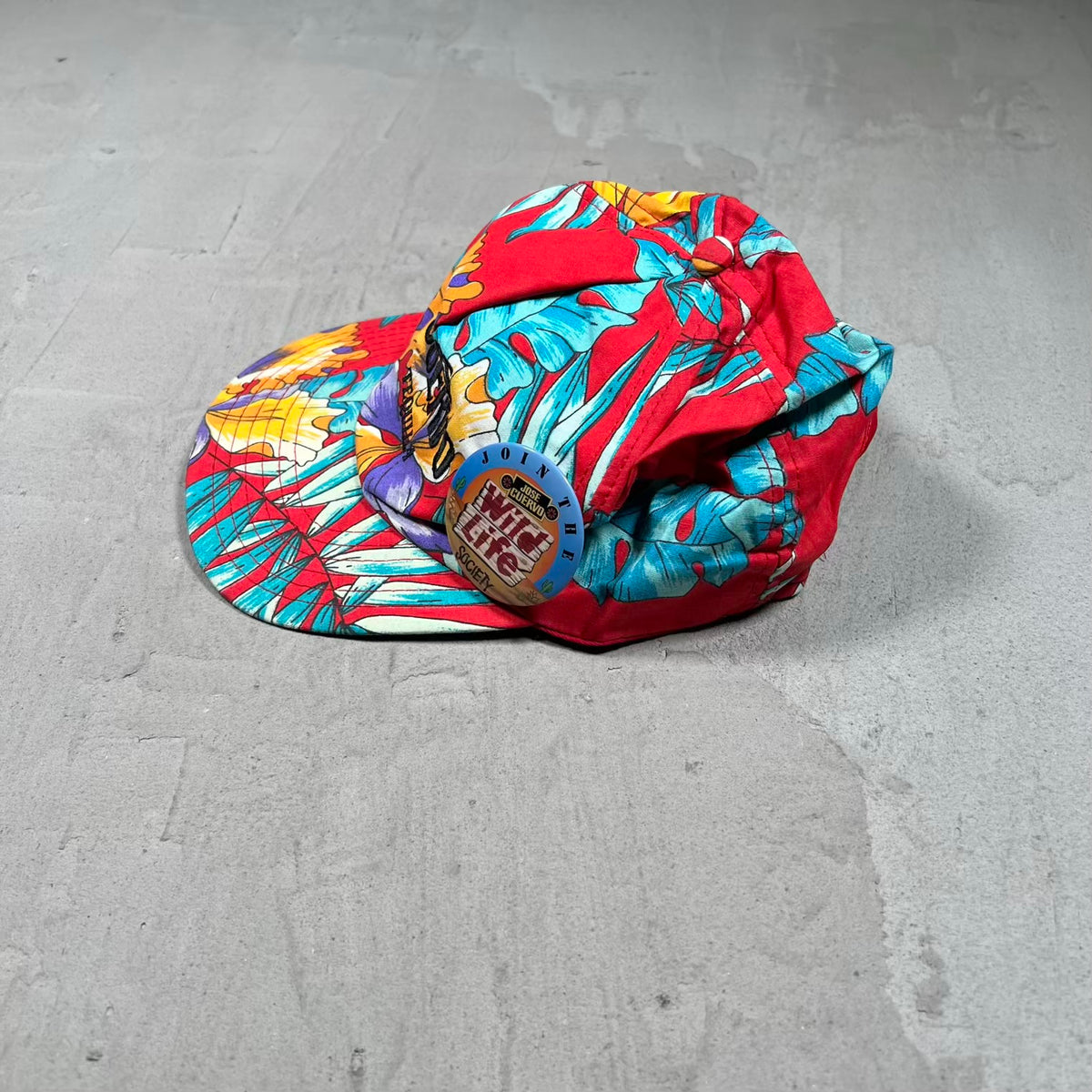 1990s Jose Guervo Tequila Floral Hat USED v20092