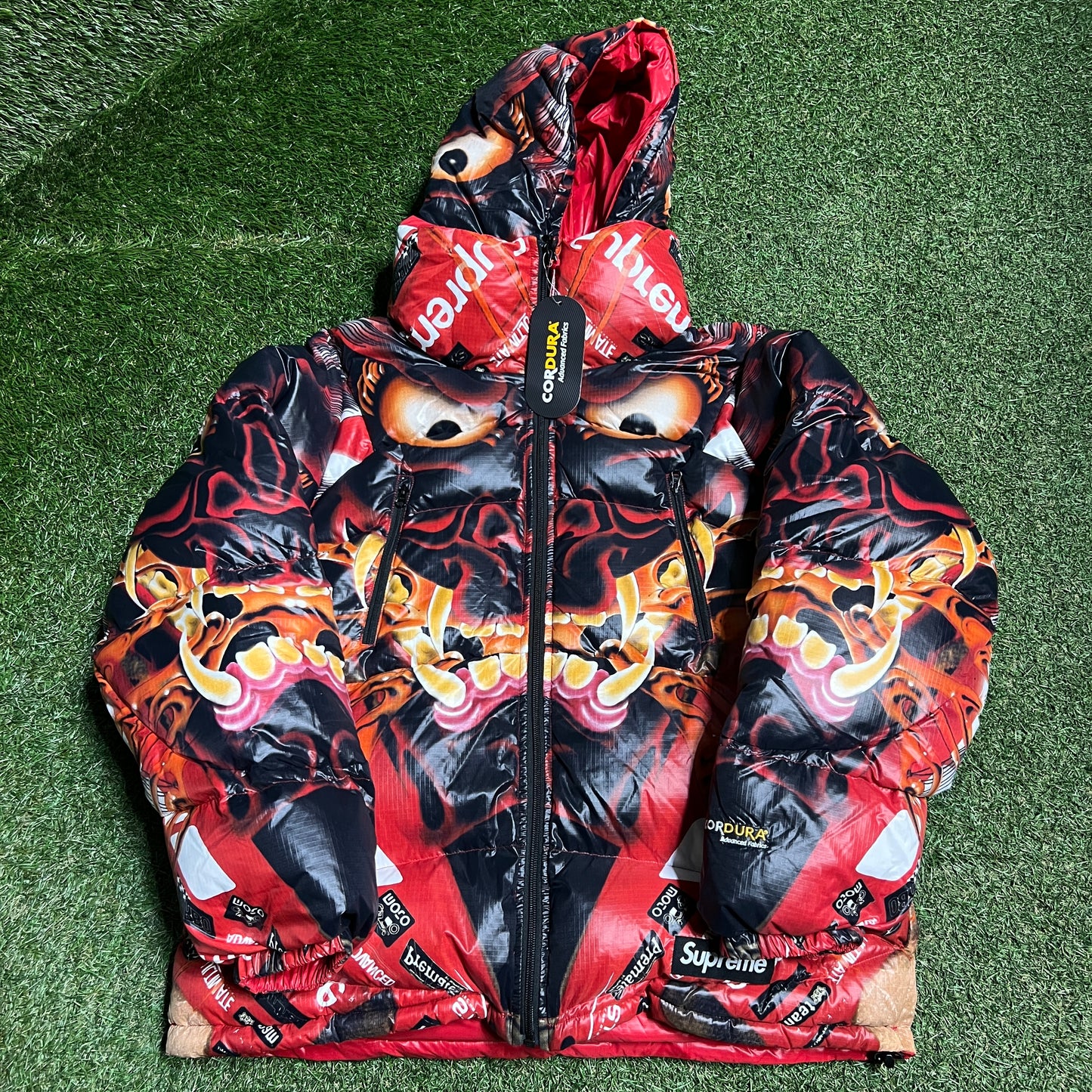Supreme Reversible Featherweight Down Red Puffy Jacket Size Small NEW x13889