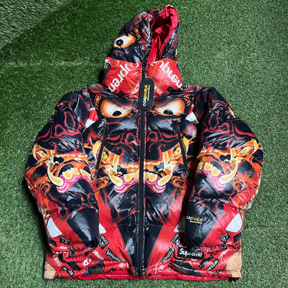 Supreme Reversible Featherweight Down Red Puffy Jacket Size Small NEW x13889