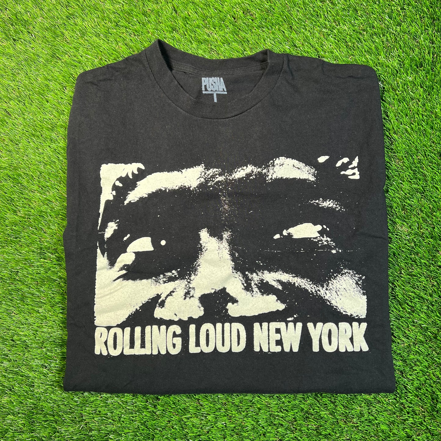 Pusha T Rolling Loud Album of The Year Black Tee Size Large USED x16796