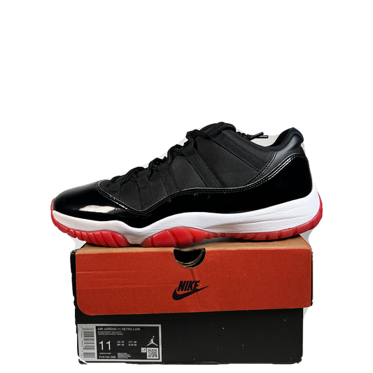 Jordan 11 Low Bred (2025) Size 11 USED s22910