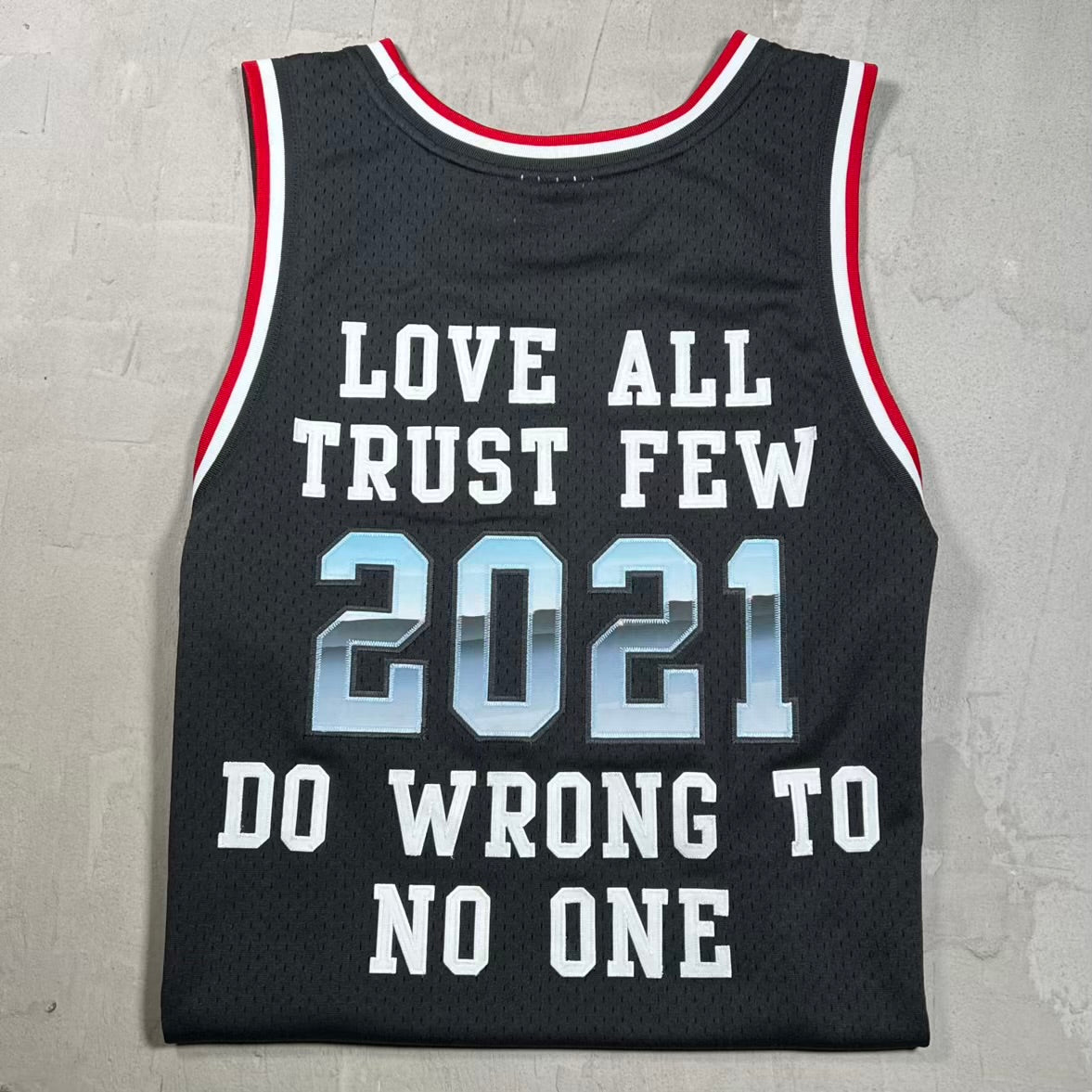 Supreme Mitchell & Ness Basketball Jersey Black (2021) Size XL USED x18385