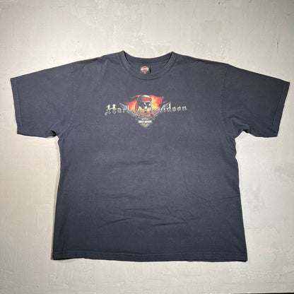 2005 Harley Davidson Black Pirate Tee Size 3XL USED v19403