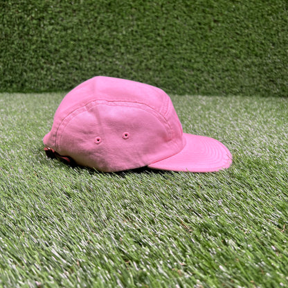 Supreme Pink Box Logo 5 Panel Hat USED x15878