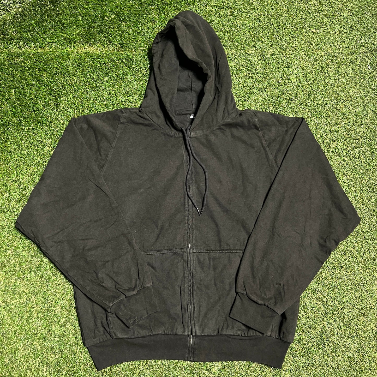Yeez Gap Zip Up Hoodie Black Size Large NEW x13655