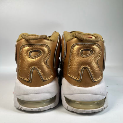 Nike Air More Uptempo Supreme Gold (2017) Size 11 USED s23445