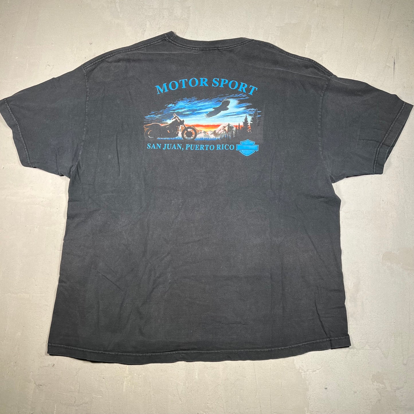 Y2K Harley Davidson Black "Independence" Tee Size 3XL USED v19409