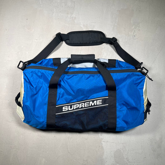 Supreme Logo Duffle Bag Blue (2023) USED x17099